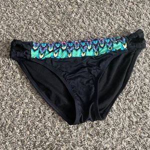 Black bottoms with color on waist band
